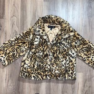 Forever 21 faux fur coat
